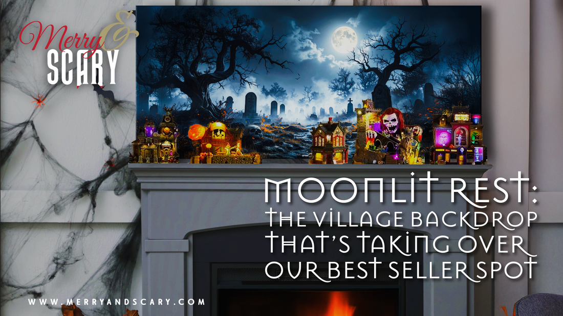 Merry and Scary Village Backdrops